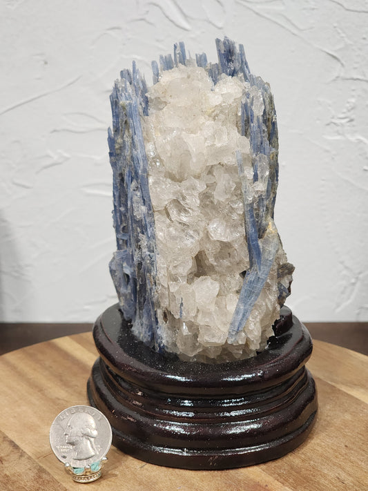 Kyanite with quartz statement piece