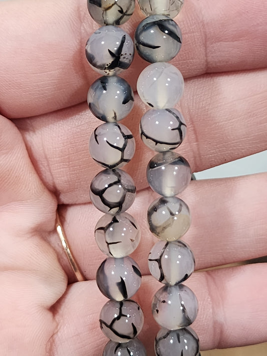 Dragon vein agate bracelet
