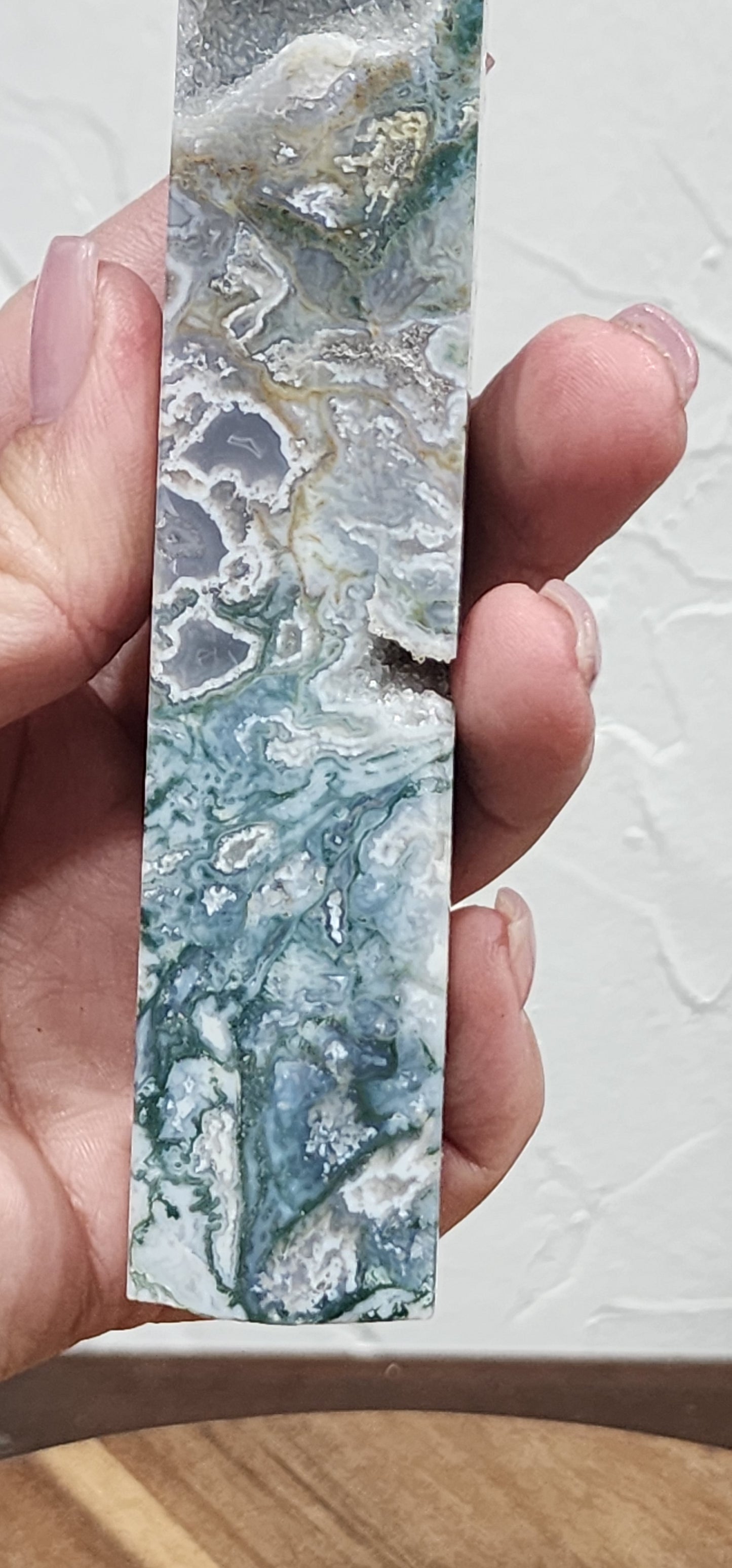 Moss agate tower