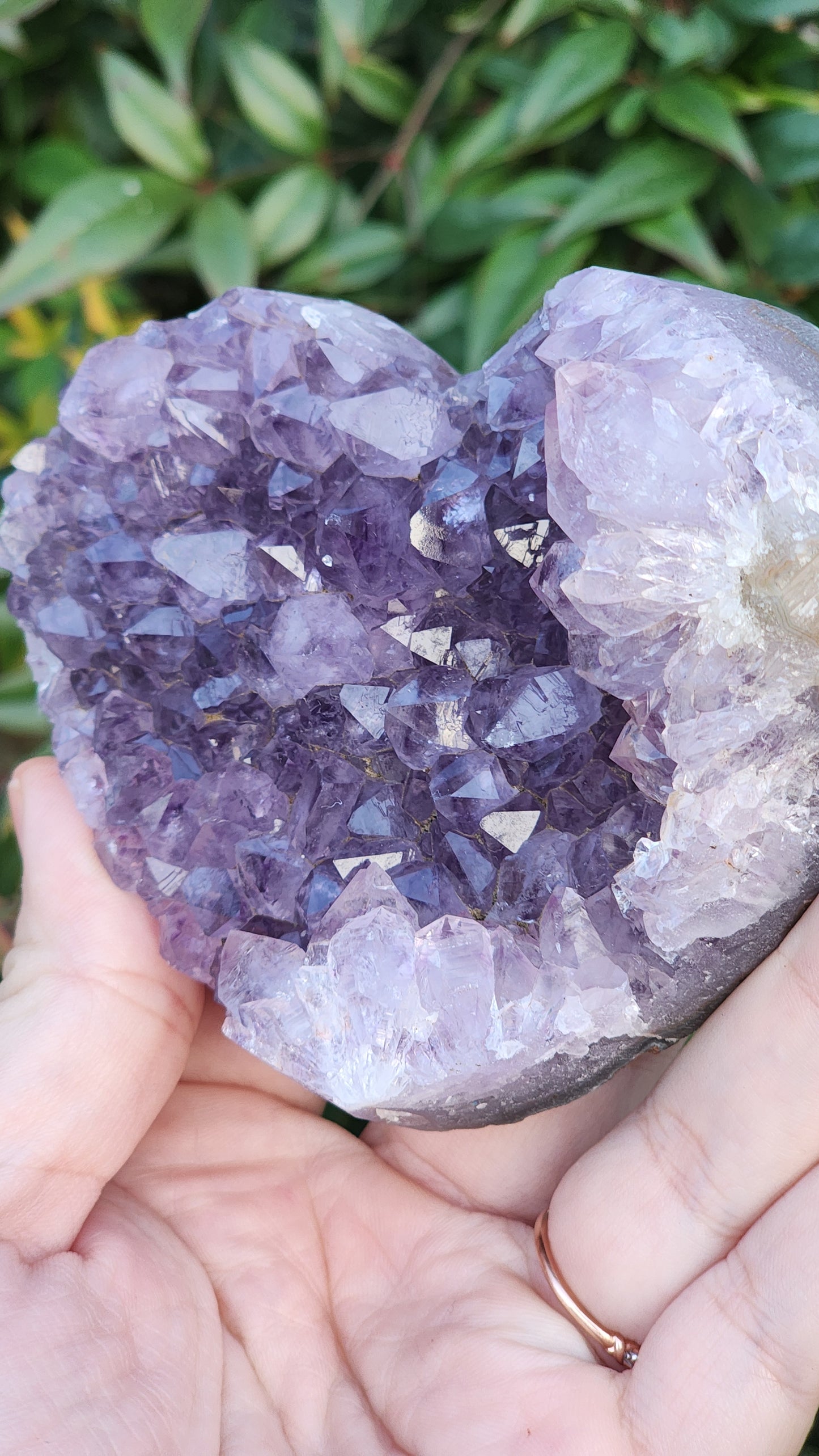Amethyst heart
