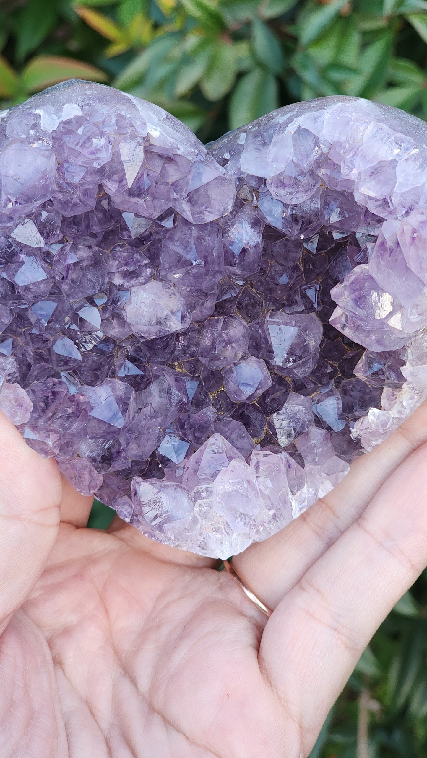 Amethyst heart