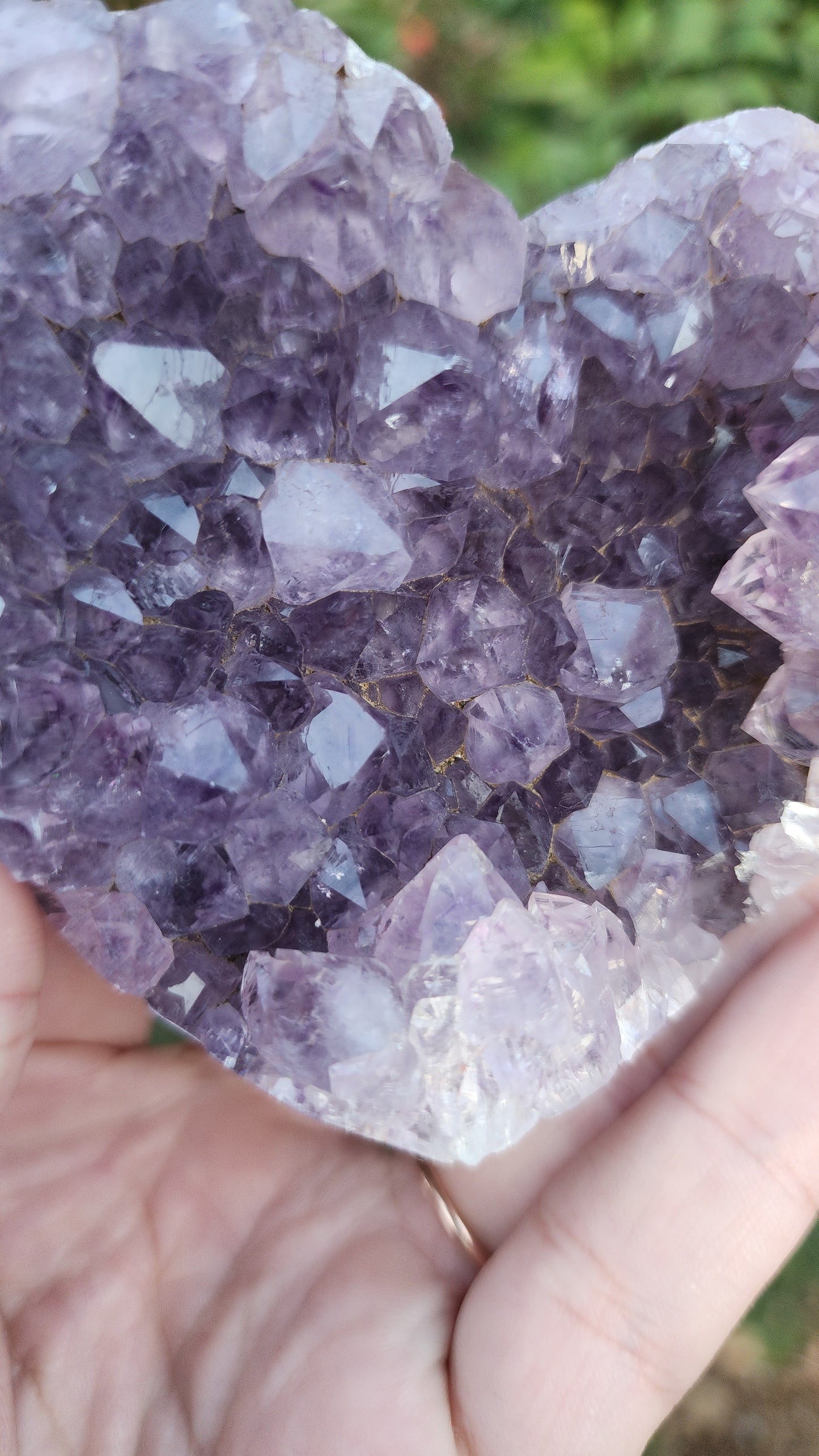 Amethyst heart