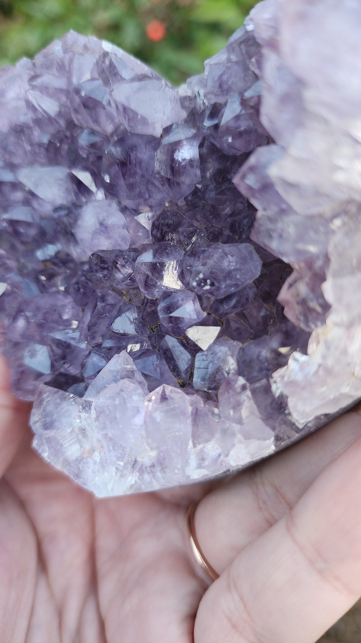 Amethyst heart