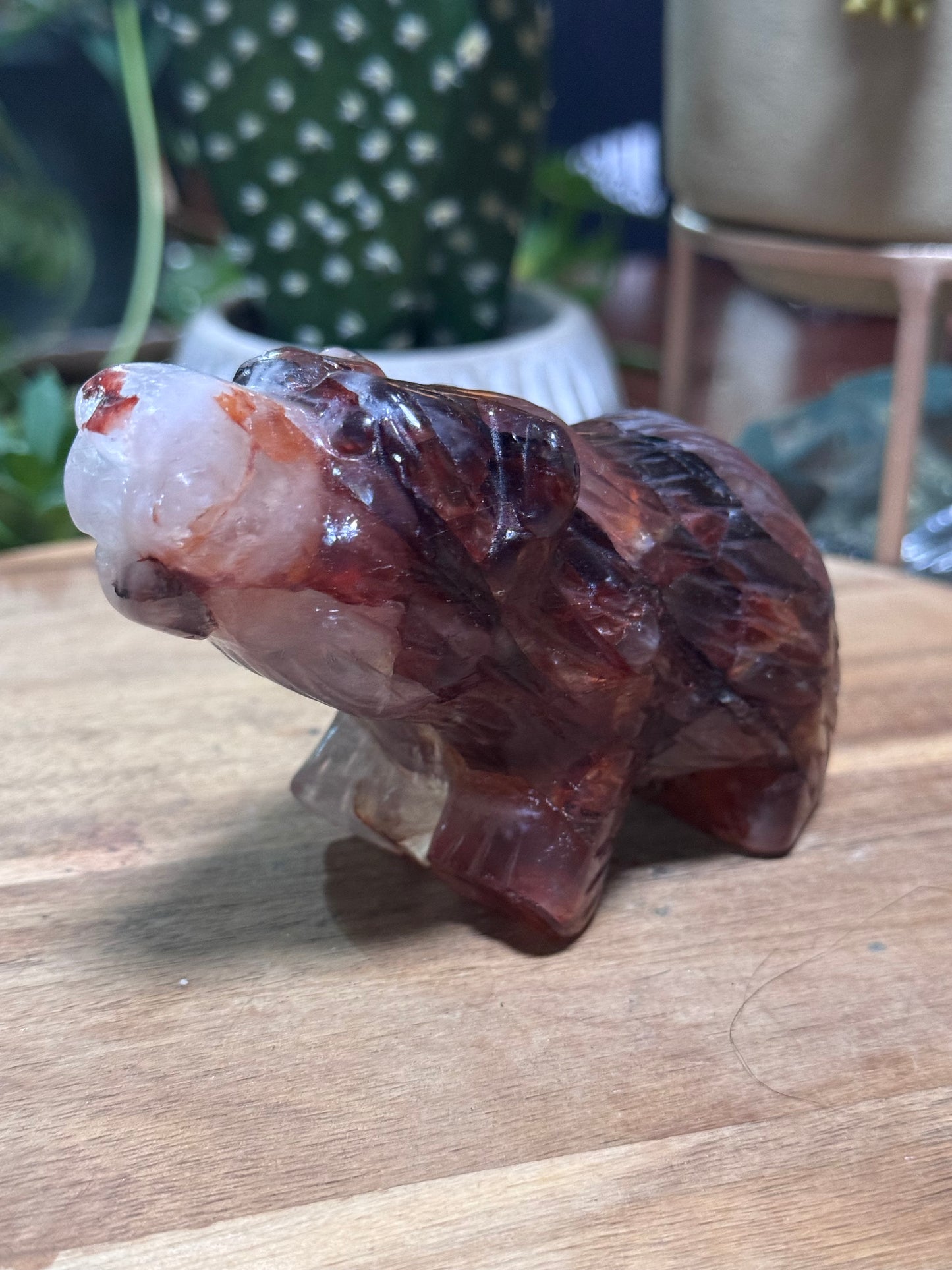 Fire quartz bear