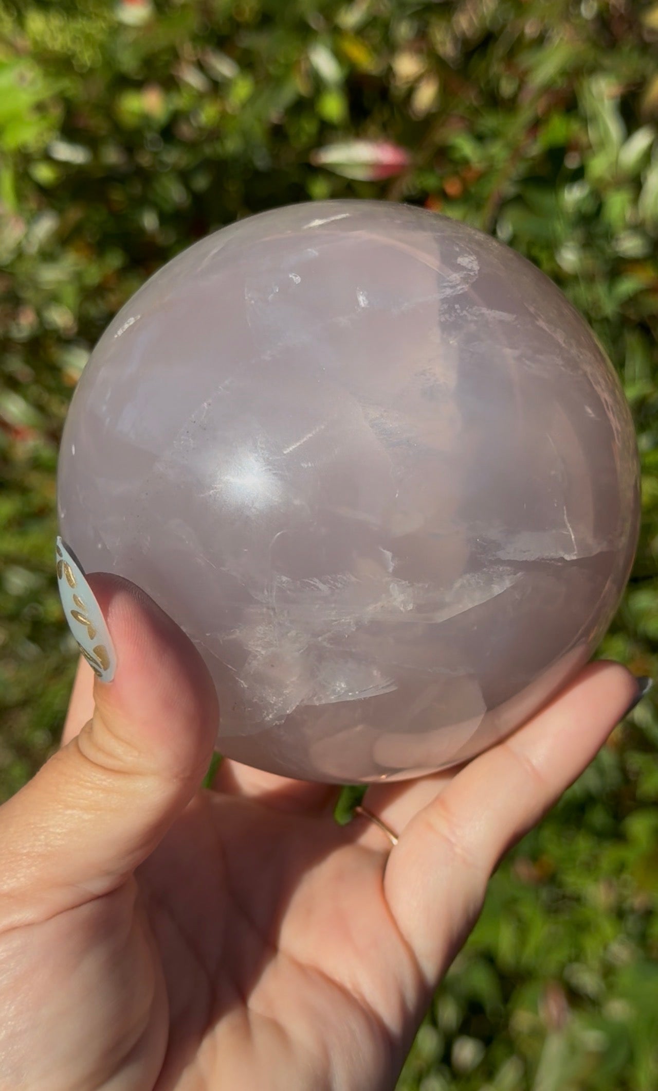 Lavender Rose statement sphere
