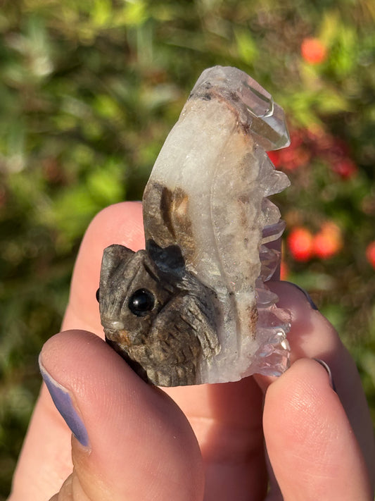 Quartz cluster squirrel ￼