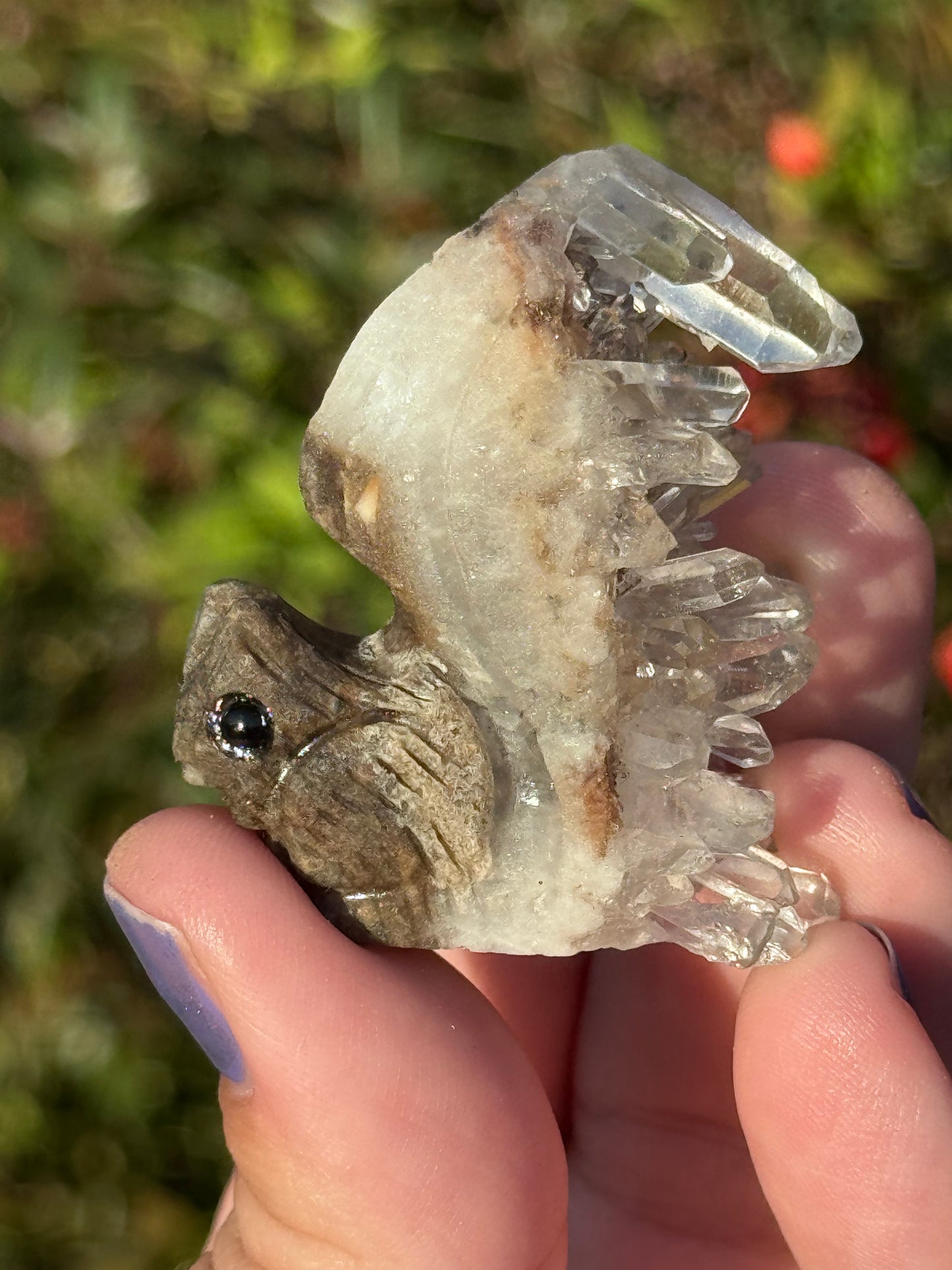 Quartz cluster squirrel ￼