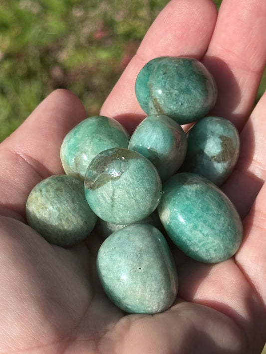 Amazonite tumbled stone