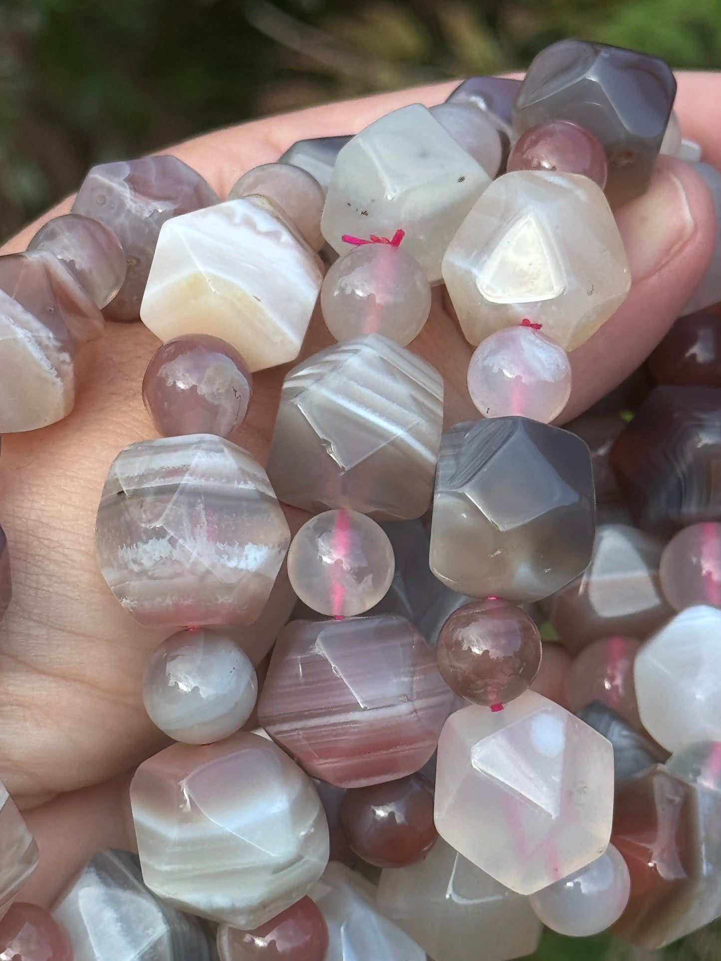 Chunky Botswana agate bracelet