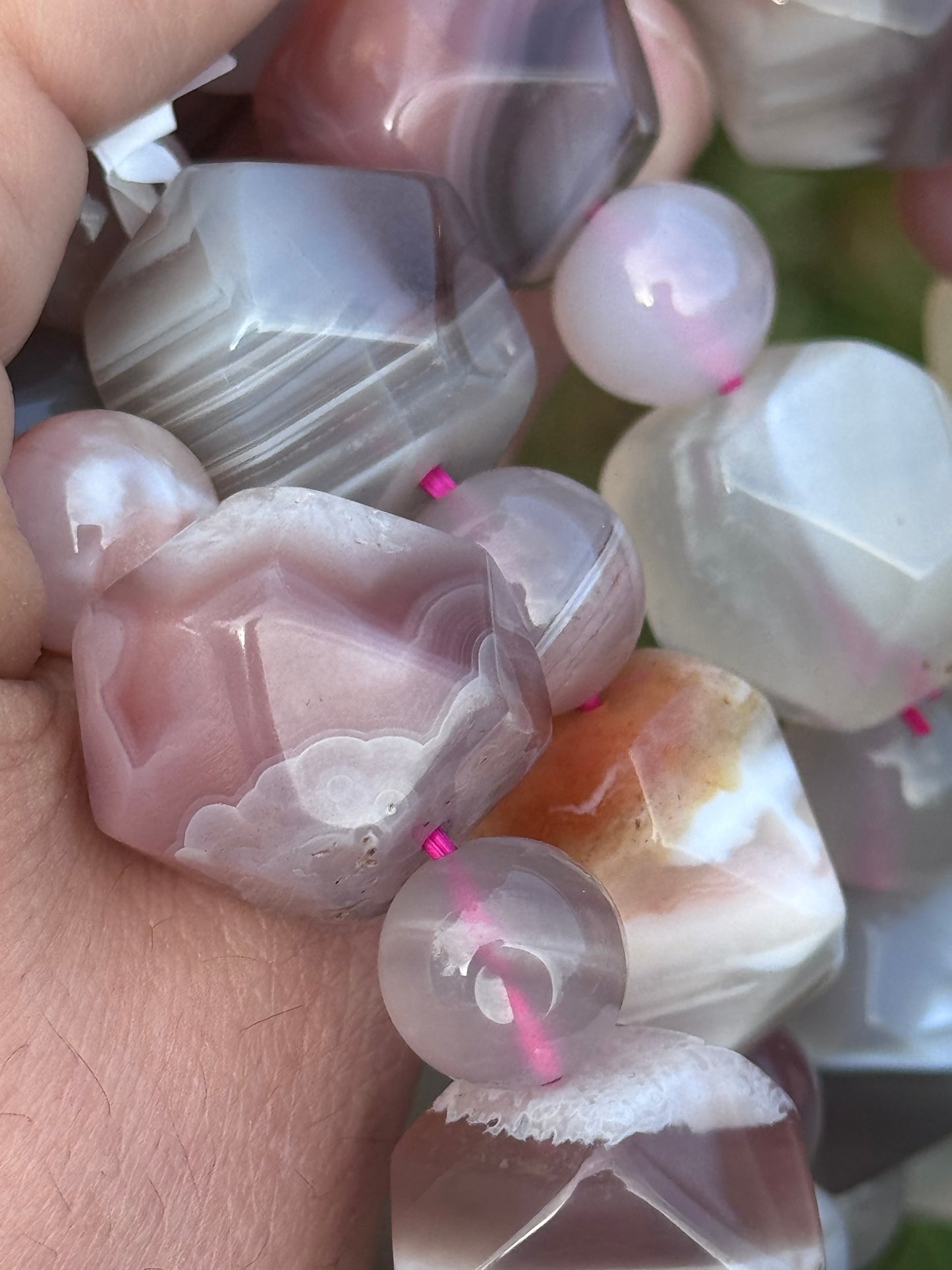 Chunky Botswana agate bracelet