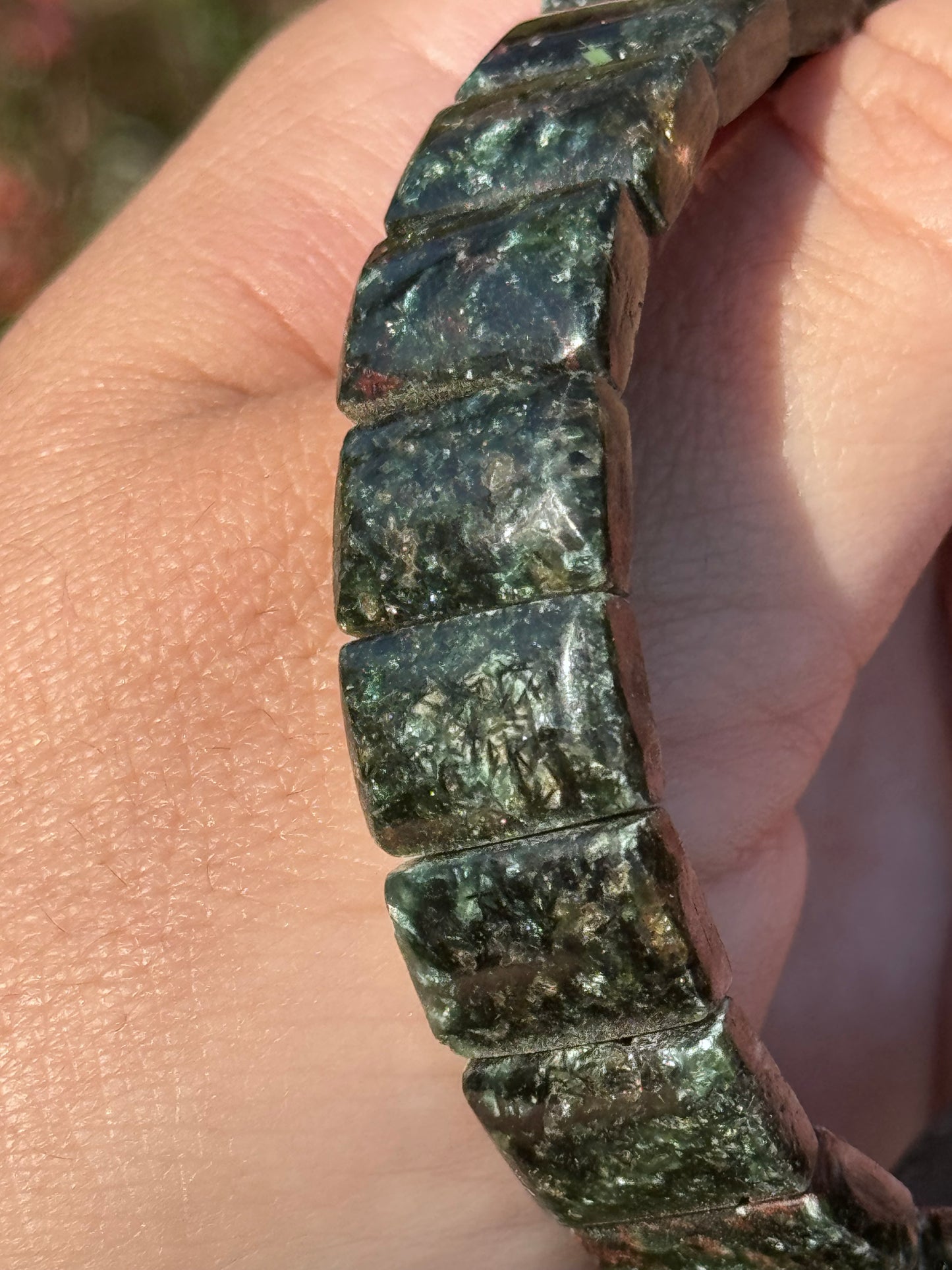 Seraphinite soft bangle