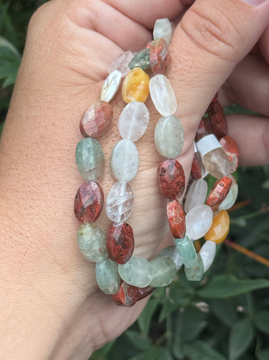Mix faceted bracelet