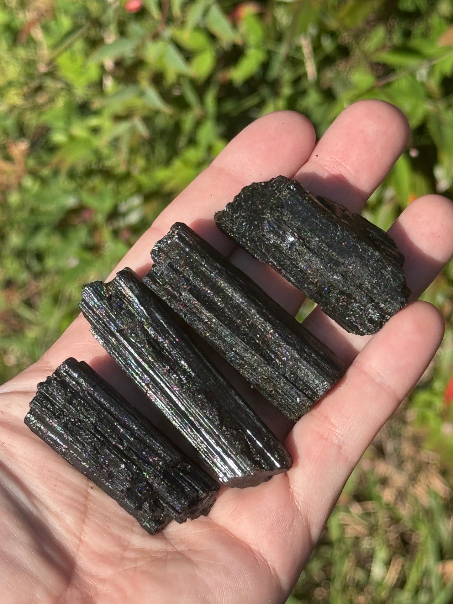 Black tourmaline raw