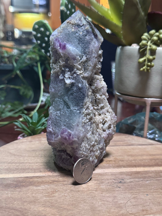 Fluorite statement tower