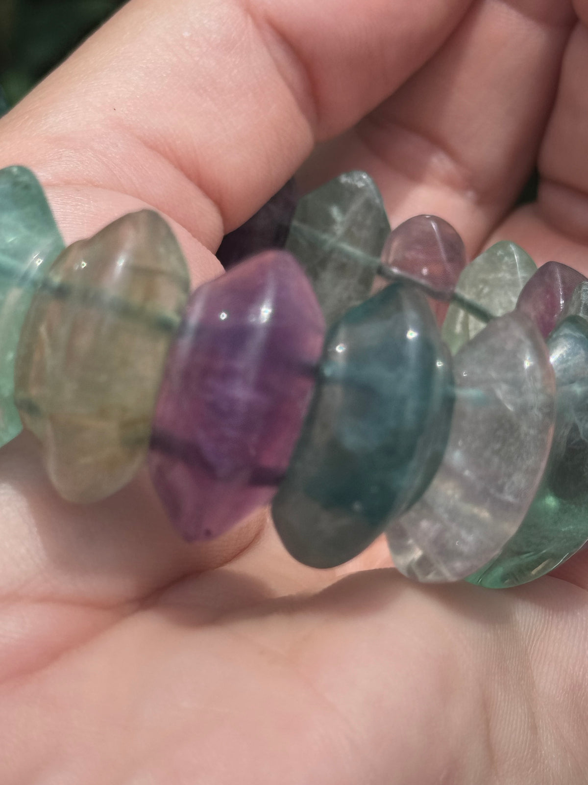 Fluorite soft bangle