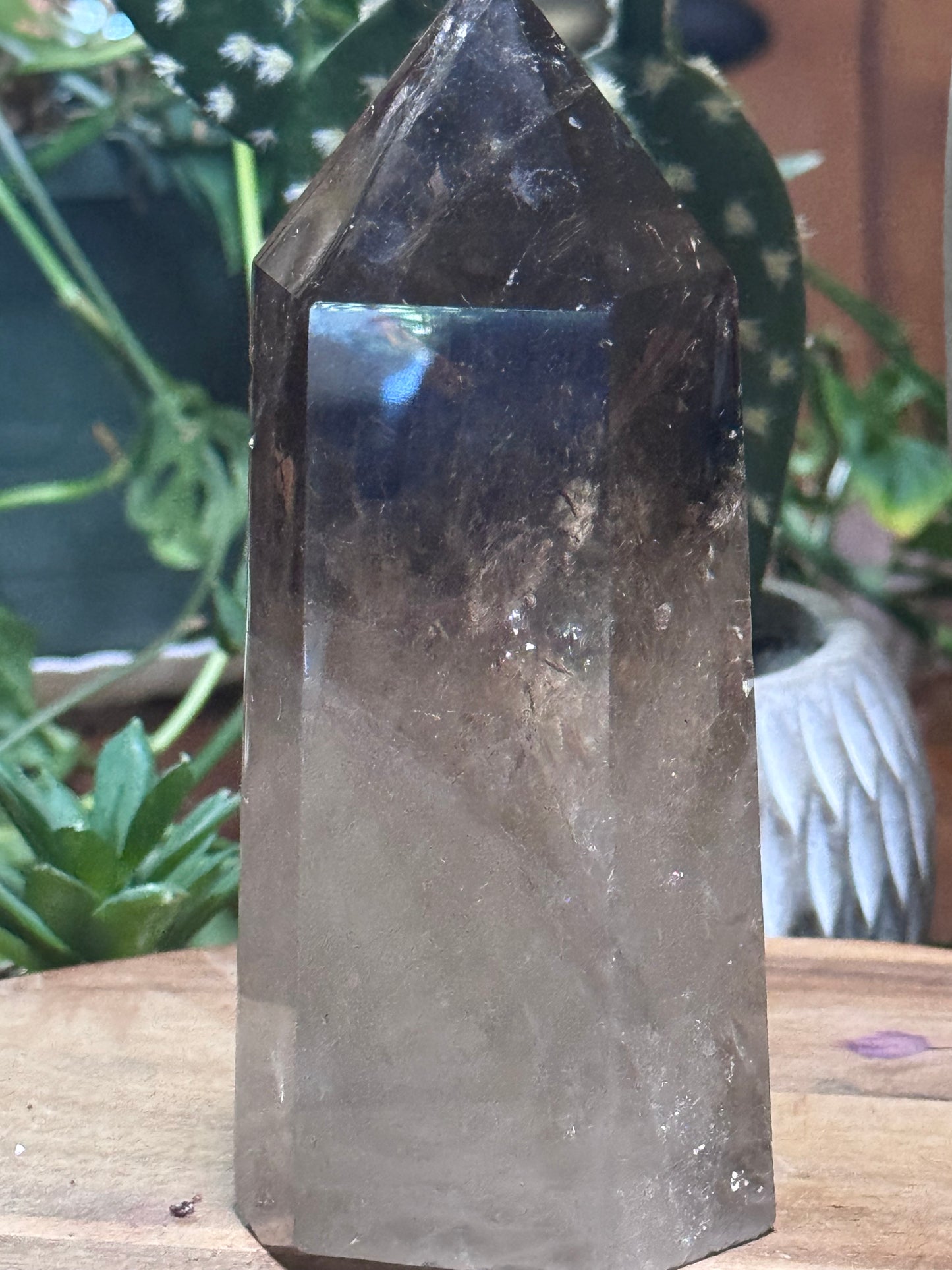 Smoky quartz tower