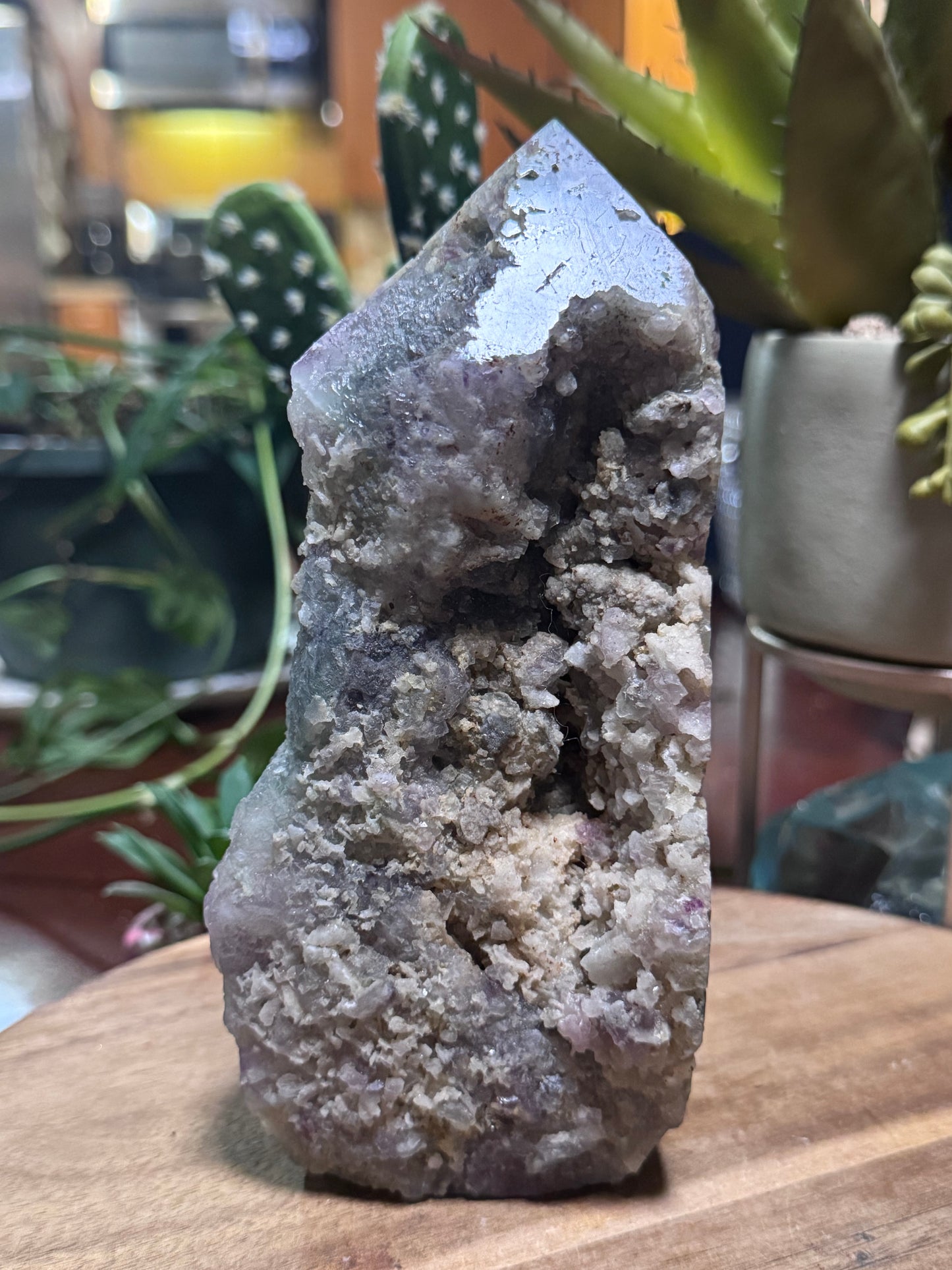 Fluorite statement tower