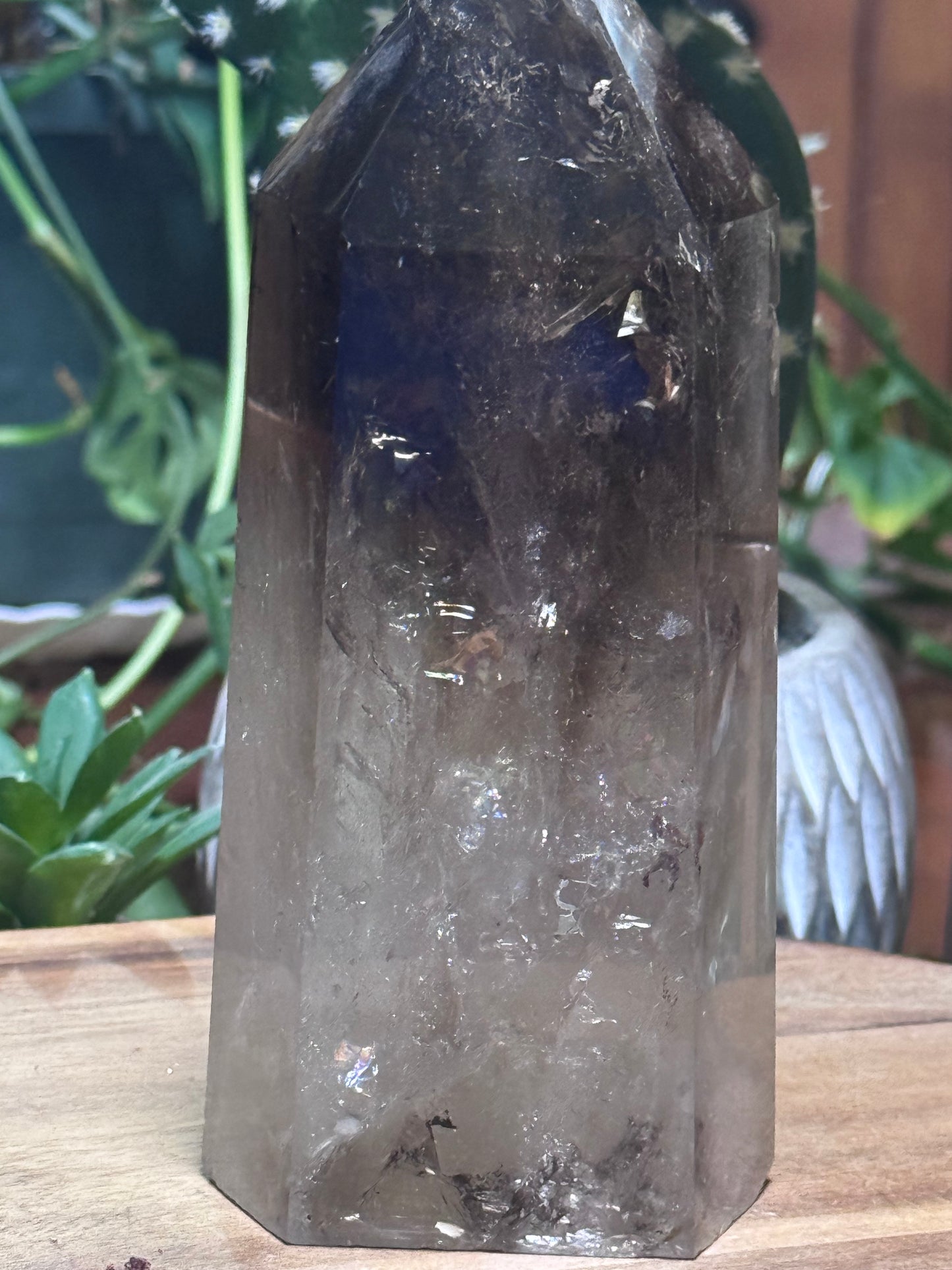 Smoky quartz tower