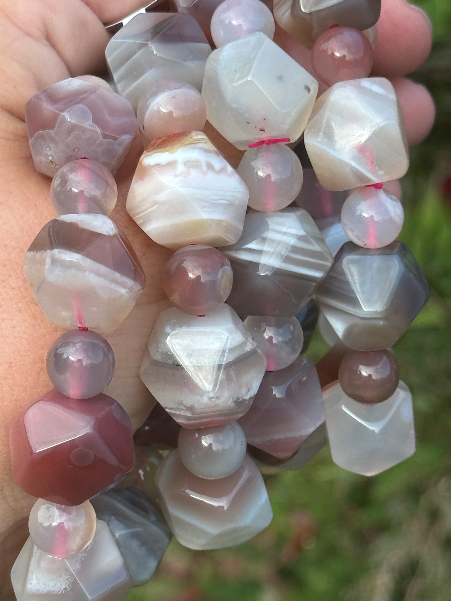 Chunky Botswana agate bracelet