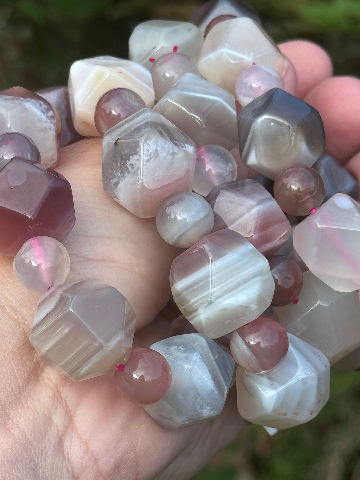 Chunky Botswana agate bracelet