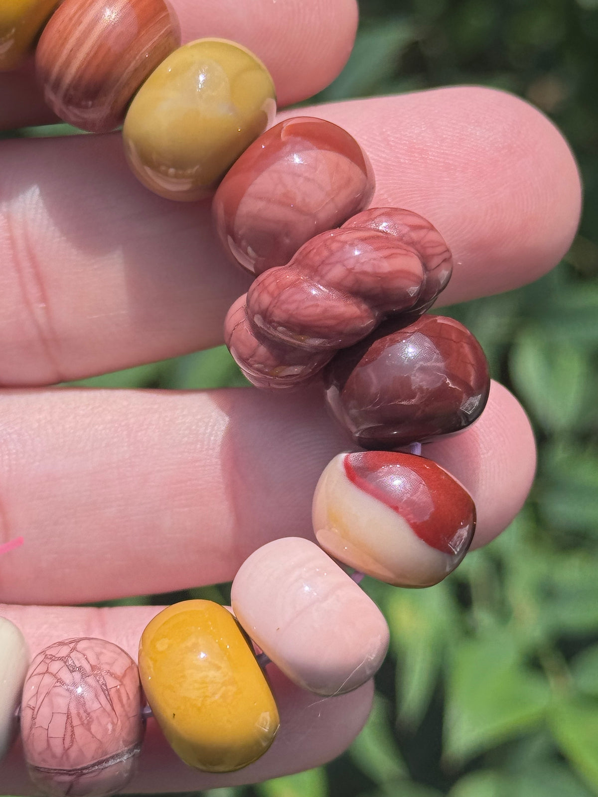 Alashan agate bracelet
