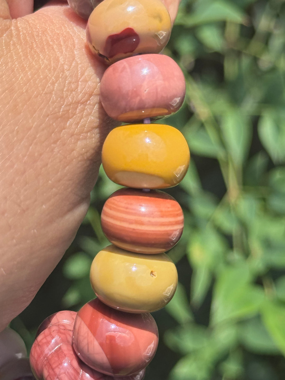 Alashan agate bracelet