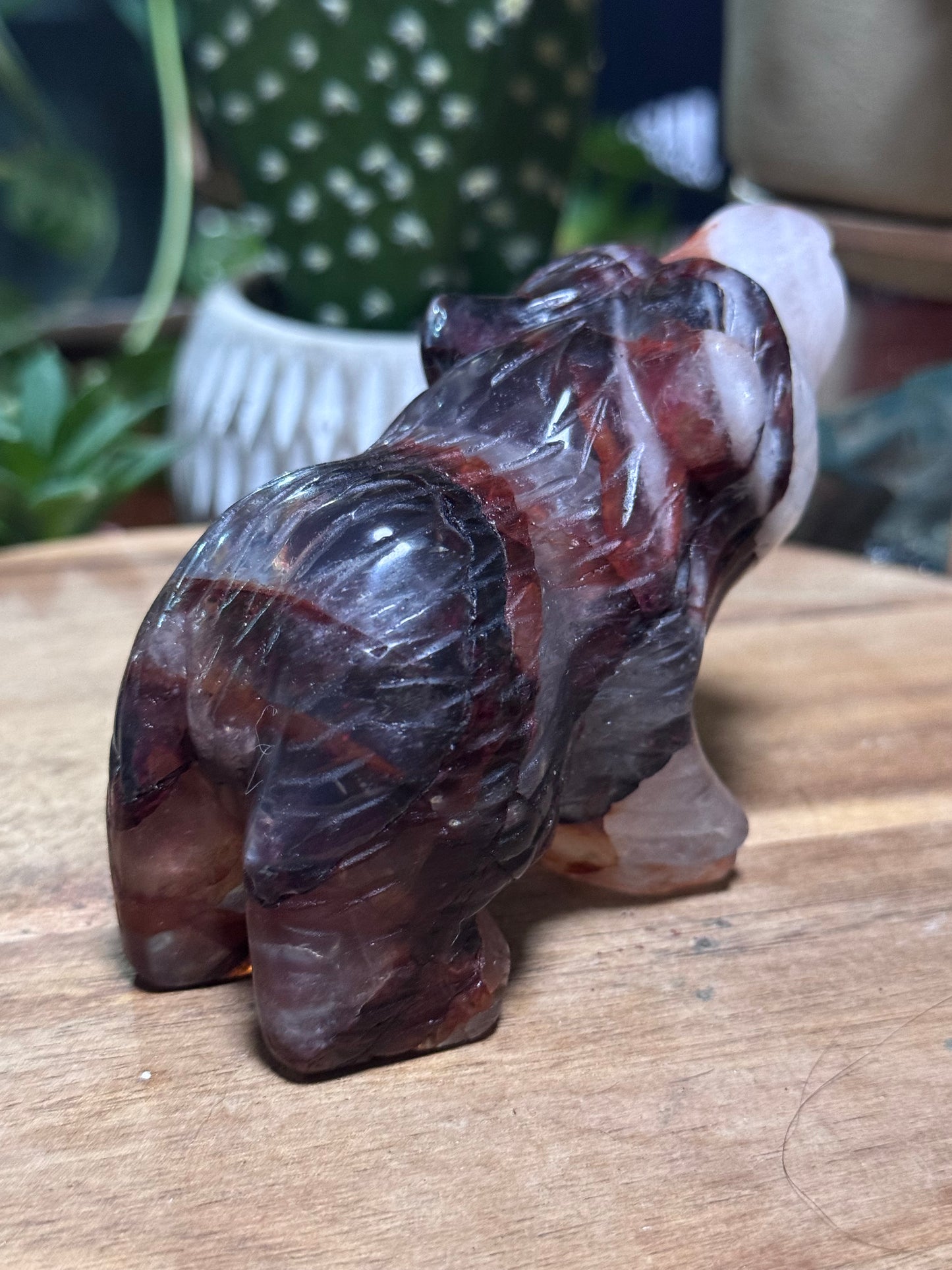 Fire quartz bear