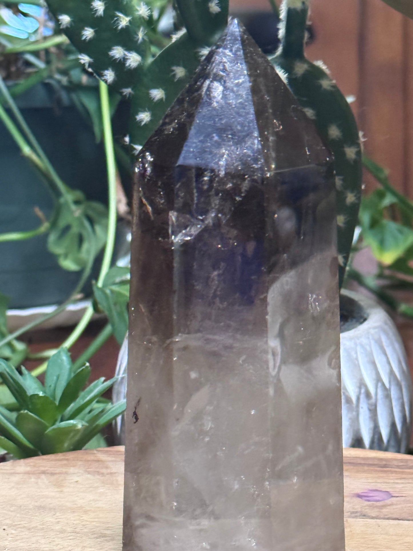 Smoky quartz tower