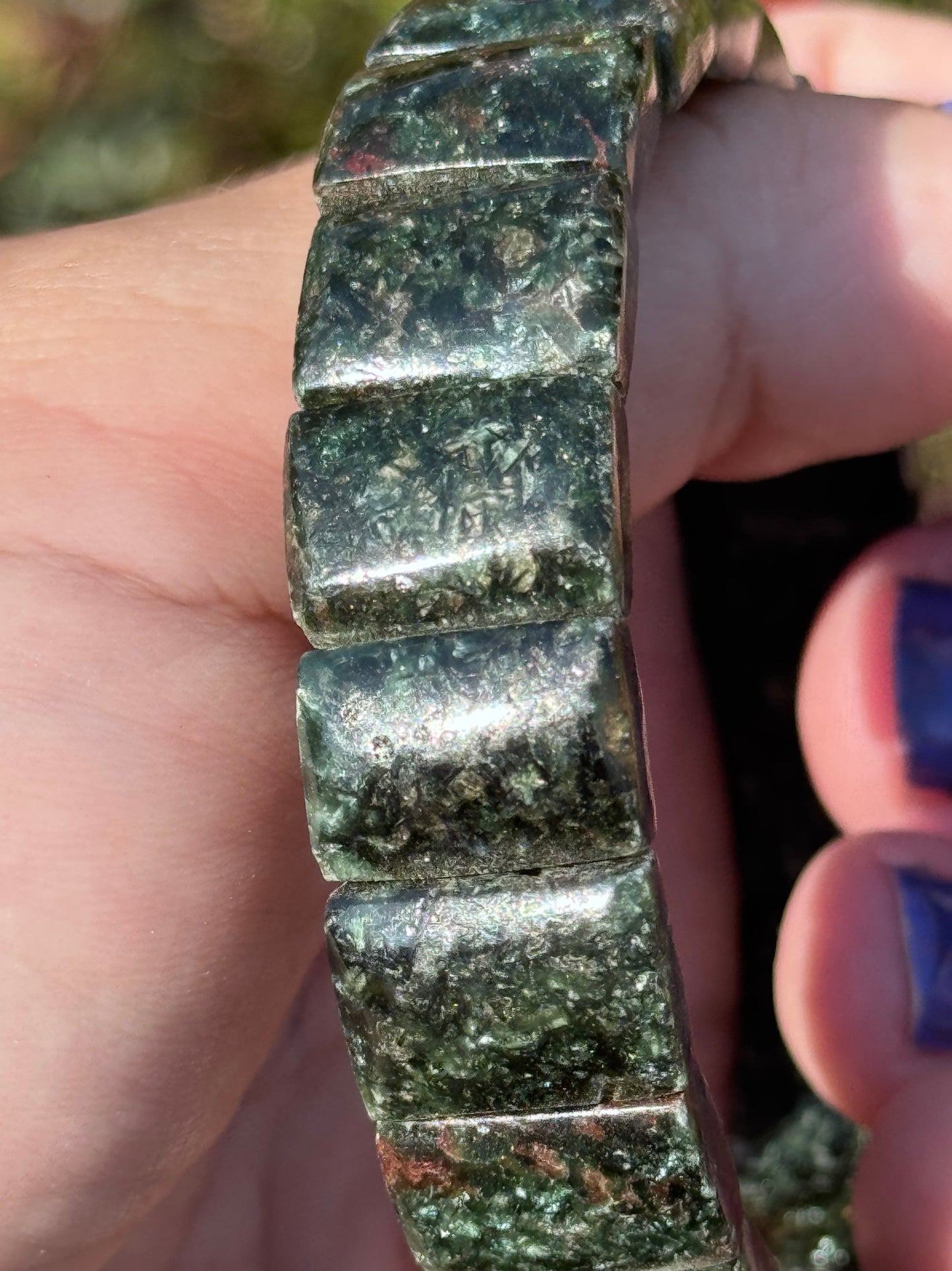 Seraphinite soft bangle