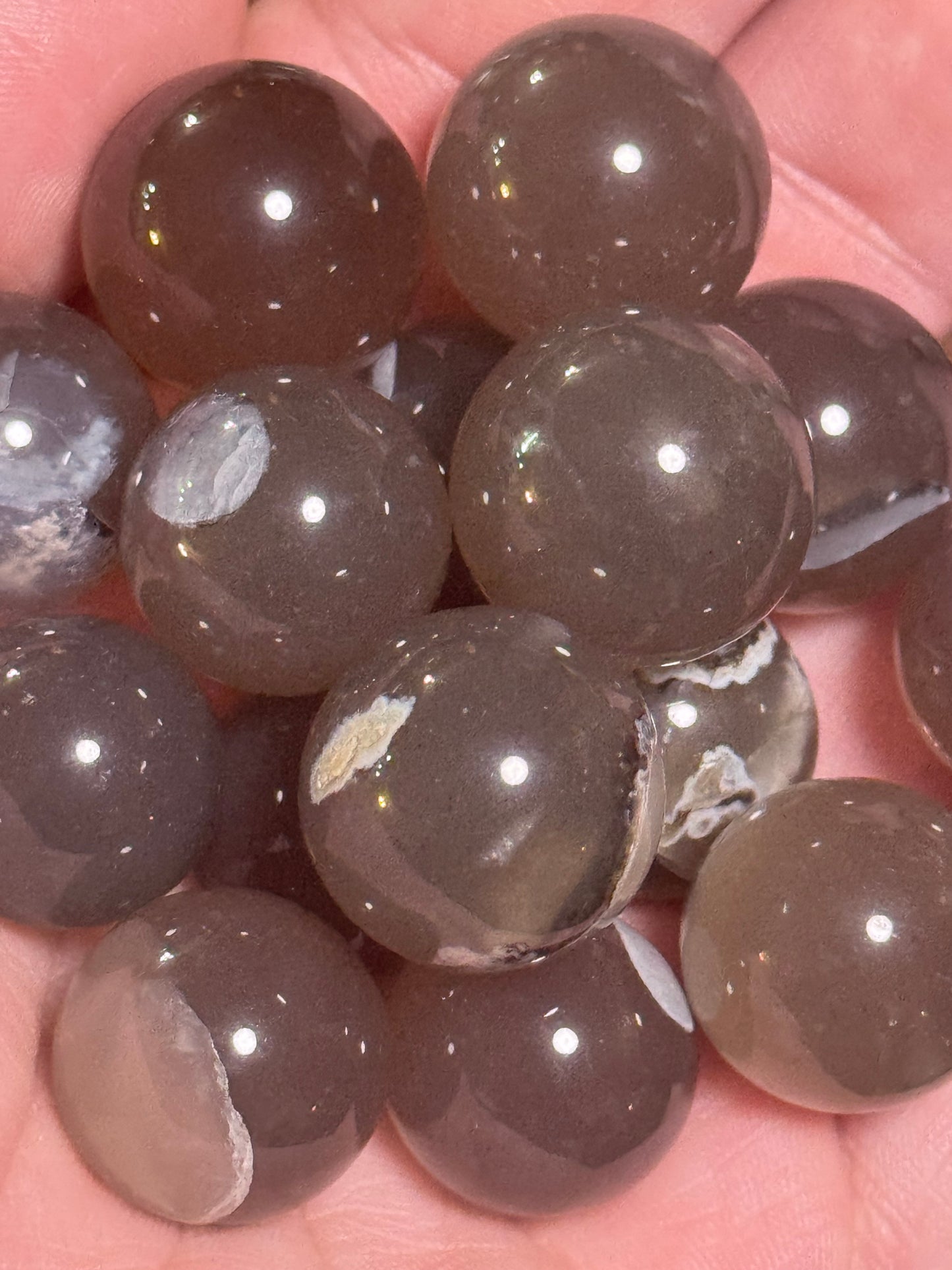 Mini Volcano agate sphere