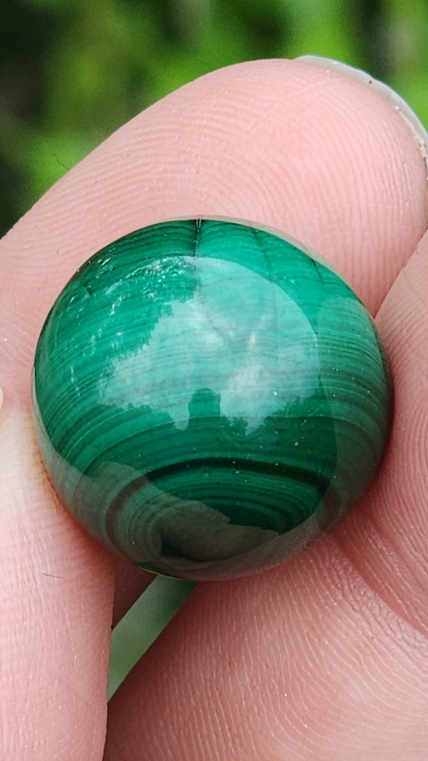 Mini malachite sphere