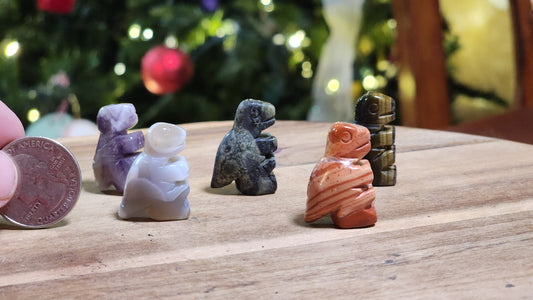 Mini dino carving