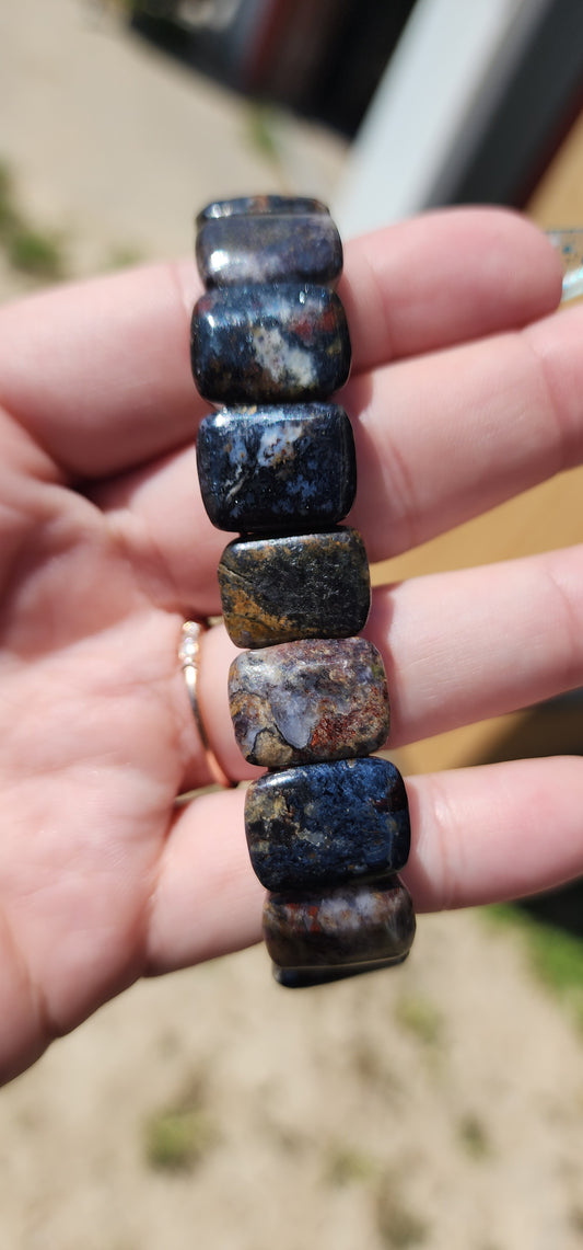 Pietersite soft bangle