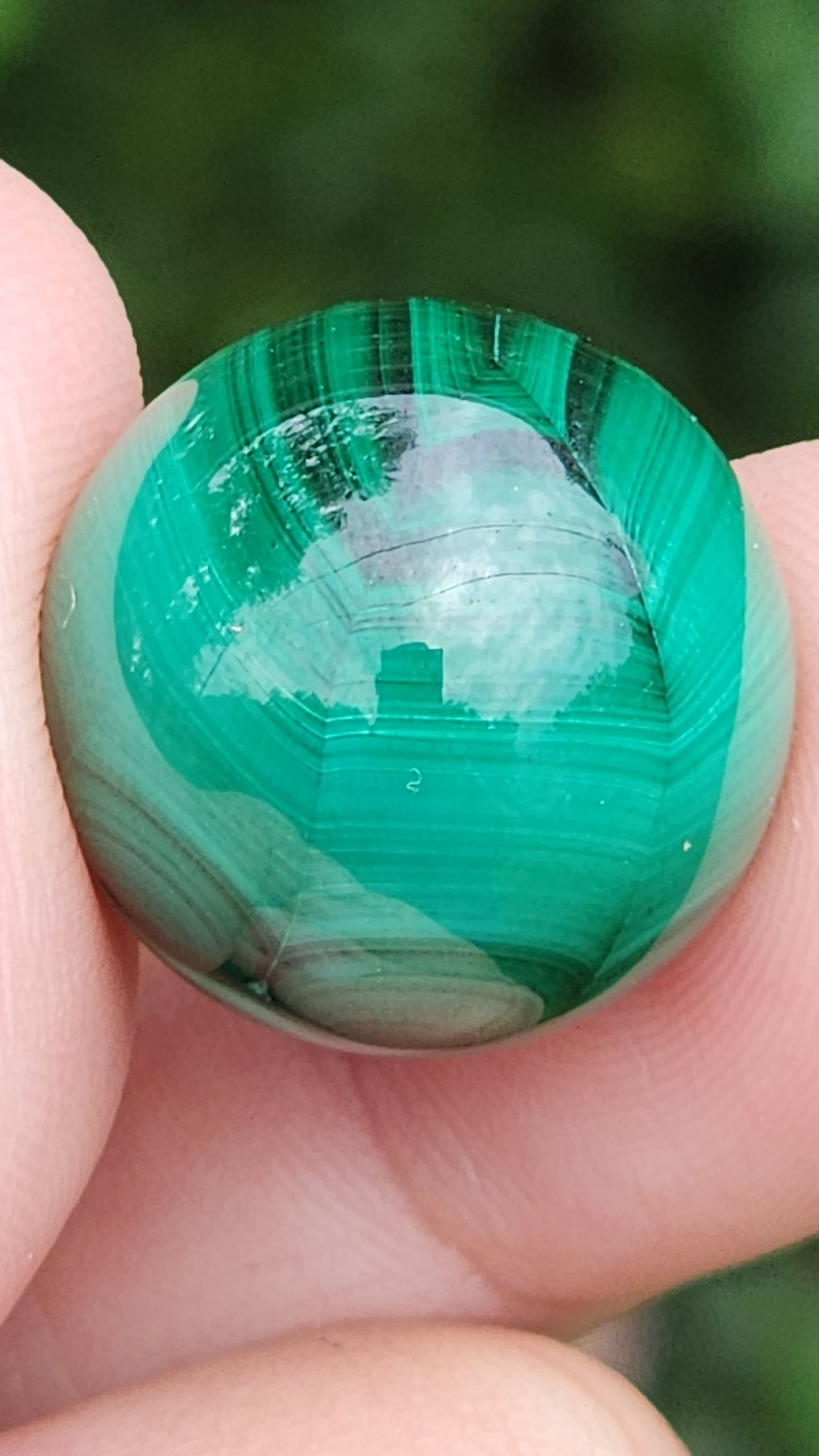 Mini malachite sphere