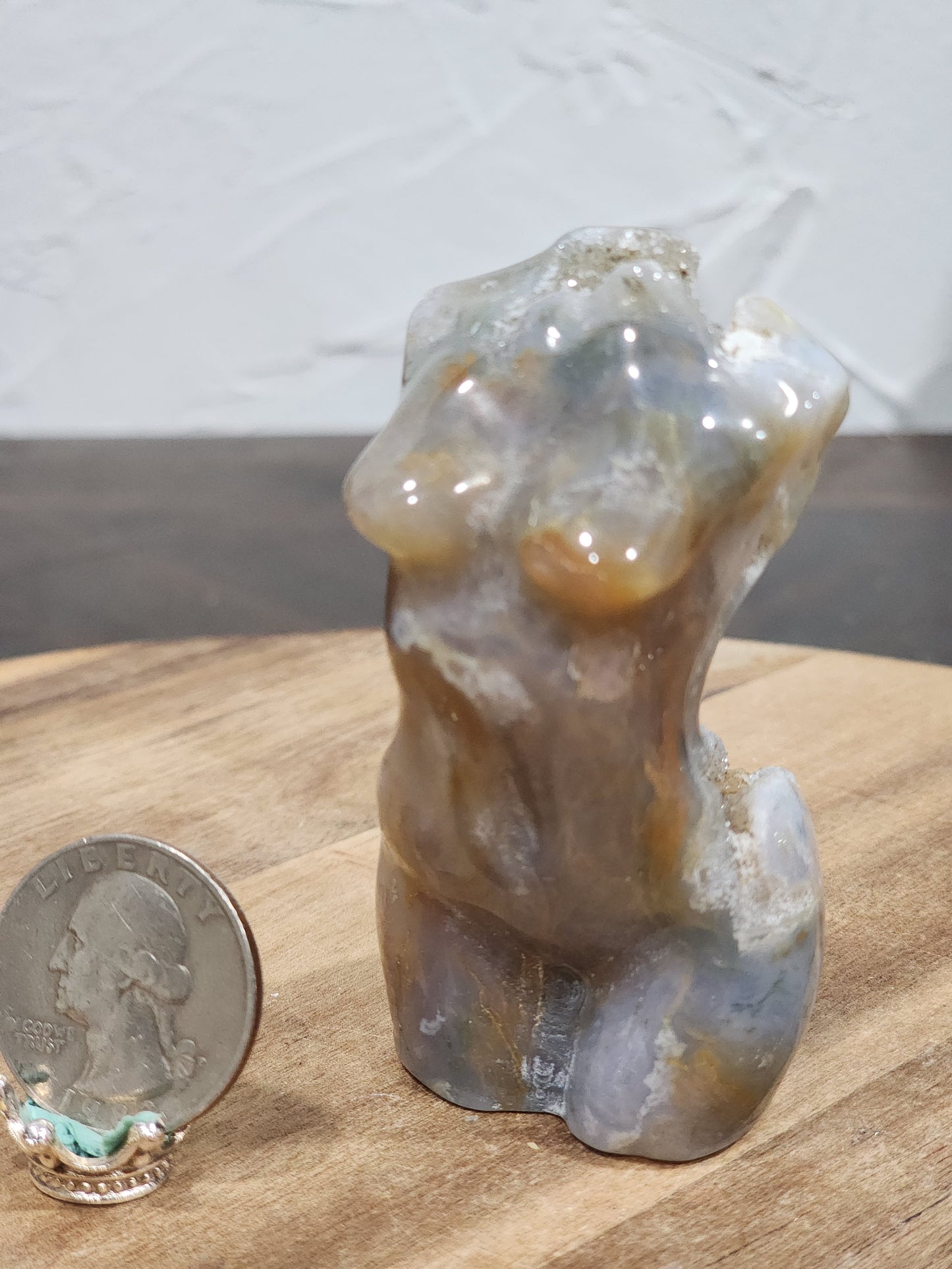Moss agate lady body